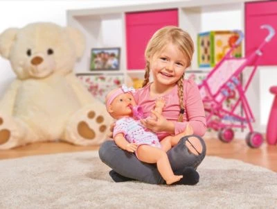 Simba New Born Baby Babypuppe Mit Schlafaugen, 43 Cm 5 Simba New Born Baby Babypuppe Mit Schlafaugen, 43 Cm – Bild 3