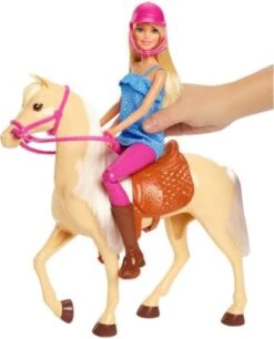 Barbie Pferd Mit Puppe (blond), Anziehpuppe, Modepuppe, Pferde Spielzeug 10 Barbie Pferd Mit Puppe (blond), Anziehpuppe, Modepuppe, Pferde Spielzeug -Otto 10444555 03
