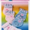 Heless Puppen-Söckchen 3 Paar Gr. 35-45 Cm -Otto 10468759 01