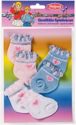 Heless Puppen-Söckchen 3 Paar Gr. 35-45 Cm 3 Heless Puppen-Söckchen 3 Paar Gr. 35-45 Cm
