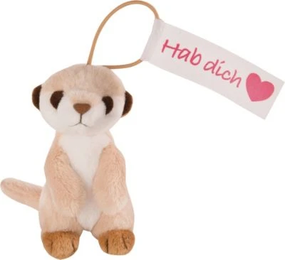 Anhänger Erdmännchen 11cm Mit Herz-print Mit Loop 11cm (42781) 3 Anhänger Erdmännchen 11cm Mit Herz-print Mit Loop 11cm (42781)