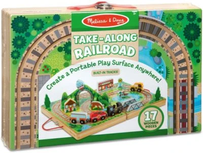 Melissa & Doug Holzeisenbahn Zum Mitnehmen 3 Melissa & Doug Holzeisenbahn Zum Mitnehmen