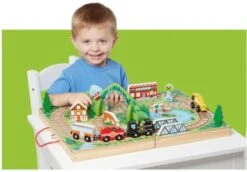 Melissa & Doug Holzeisenbahn Zum Mitnehmen 10 Melissa & Doug Holzeisenbahn Zum Mitnehmen -Otto 13032387 03