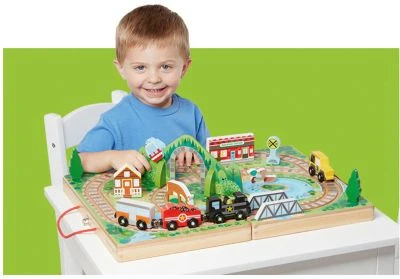 Melissa & Doug Holzeisenbahn Zum Mitnehmen 5 Melissa & Doug Holzeisenbahn Zum Mitnehmen – Bild 3