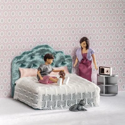 Lundby Puppenhaus Schlafzimmer-Set 5 Lundby Puppenhaus Schlafzimmer-Set – Bild 3