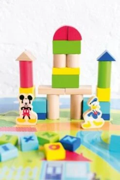 Mickey Mouse Puzzle Mit Holzbausteinen, 92 Teile -Otto 14018043 04