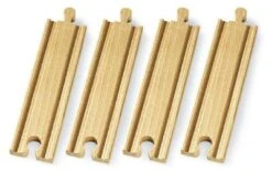 BRIO 2/3 Gerade Gleise - 4 Stück