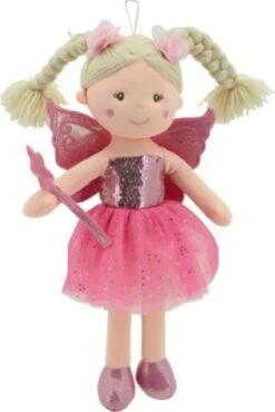 Sweety-Toys Sweety Toys 11803 Stoffpuppe Fee Plüschtier Prinzessin 45 Cm Pink
