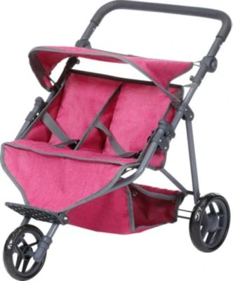 KNORRTOYS.COM Zwillingspuppenwagen Duo - Berry 3 KNORRTOYS.COM Zwillingspuppenwagen Duo - Berry