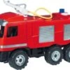 LENA GIGA TRUCKS Feuerwehrauto Mit Wasserspritze, 64 X 27 Cm -Otto 1515392 01