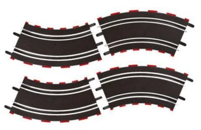 CARRERA GO!!! 61617 Kurve 2/45 - 4 Stück, Autorennbahn Zubehör 3 CARRERA GO!!! 61617 Kurve 2/45 - 4 Stück, Autorennbahn Zubehör