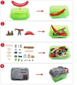 HAPE Eisenbahn-Baukasten-Set 12 HAPE Eisenbahn-Baukasten-Set -Otto 15323909 05