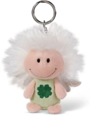 NICI Schutzengel Grün 7cm Schlüsselanhänger Mit Symbol Kleeblatt (46123) 3 NICI Schutzengel Grün 7cm Schlüsselanhänger Mit Symbol Kleeblatt (46123)