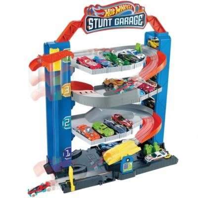 Hot Wheels Stunt-Garage Spielset, Parkhaus Inkl. 1 Spielzeugauto, Parkgarage 4 Hot Wheels Stunt-Garage Spielset, Parkhaus Inkl. 1 Spielzeugauto, Parkgarage – Bild 2