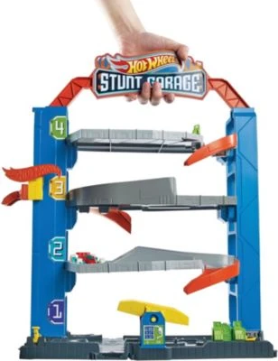Hot Wheels Stunt-Garage Spielset, Parkhaus Inkl. 1 Spielzeugauto, Parkgarage 5 Hot Wheels Stunt-Garage Spielset, Parkhaus Inkl. 1 Spielzeugauto, Parkgarage – Bild 3