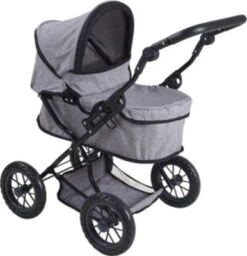 KNORRTOYS.COM Puppenwagen First, Stone Black