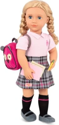Our Generation Deluxe Puppe Hally 46 Cm In Schuluniform