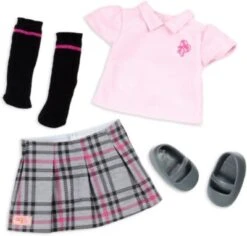 Our Generation Deluxe Puppe Hally 46 Cm In Schuluniform -Otto 16188617 03