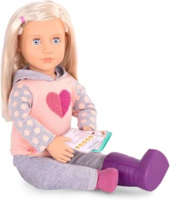 Our Generation Deluxe Puppe Martha 46cm Mit Gipsbein 7 Our Generation Deluxe Puppe Martha 46cm Mit Gipsbein – Bild 5