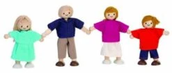 PLANTOYS Puppenhaus Puppenfamilie Europa Puppenhauszubehör