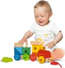 Eichhorn Zug, 11-tlg. - Lok Mit Sound + Anhänger Mit Bausteinen 10 Eichhorn Zug, 11-tlg. - Lok Mit Sound + Anhänger Mit Bausteinen -Otto 16467433 03