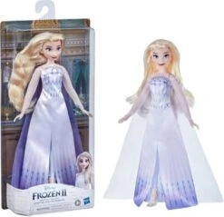 Hasbro Disney Die Eiskönigin 2 Königin Elsa Modepuppe, Kleid, Schuhe Und Lange Blonde Haare, Spielzeug Für Kinder Ab 3 Jahren