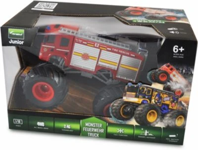 Amewi Monster Feuerwehr Truck 1:18, RTR Rot Mit LED Beleuchtung & Sound 8 Amewi Monster Feuerwehr Truck 1:18, RTR Rot Mit LED Beleuchtung & Sound – Bild 6