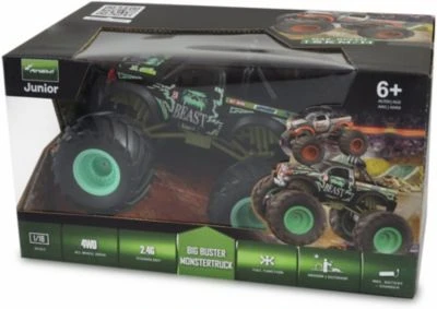Amewi Big Buster Monstertruck 1:18, RTR, 2,4GHz, Grün 8 Amewi Big Buster Monstertruck 1:18, RTR, 2,4GHz, Grün – Bild 6