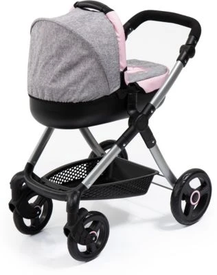 BAYER Puppenwagen Style, Grau/rosa 5 BAYER Puppenwagen Style, Grau/rosa – Bild 3