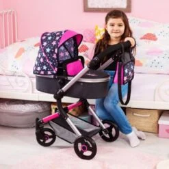 BAYER Kombi-Puppenwagen Vario, Schwarz/pink 11 BAYER Kombi-Puppenwagen Vario, Schwarz/pink -Otto 16933597 05