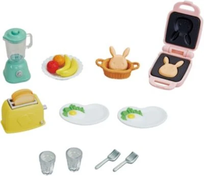 Sylvanian Families Frühstücks-Set Mit Toaster 3 Sylvanian Families Frühstücks-Set Mit Toaster
