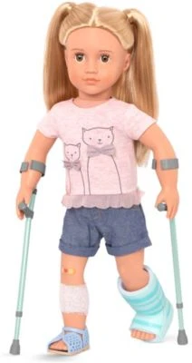 Our Generation Gips-, Verband- Und Krücken-Set Für Puppen 4 Our Generation Gips-, Verband- Und Krücken-Set Für Puppen – Bild 2