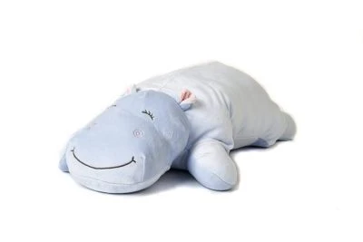 UNI-TOYS® Plüsch-Kissen Nilpferd Blau - Ultra-weich - 56 Cm (Länge) - Plüschtier Kuscheltiere 3 UNI-TOYS® Plüsch-Kissen Nilpferd Blau - Ultra-weich - 56 Cm (Länge) - Plüschtier Kuscheltiere