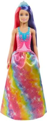 Barbie Dreamtopia Regenbogenzauber Prinzessin Puppe, Anziehpuppe