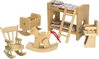 Beluga Puppenhausmöbel Aus Holz- Kinderzimmer 3 Beluga Puppenhausmöbel Aus Holz- Kinderzimmer