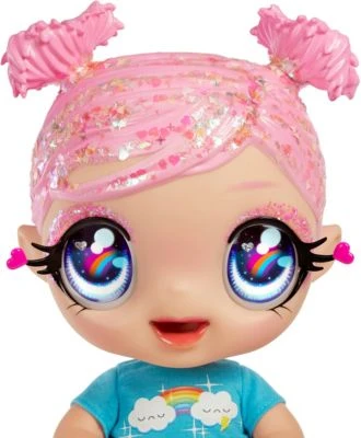 Glitter Babyz Doll - Dreamia Stardust (Pink/Rainbow) 5 Glitter Babyz Doll - Dreamia Stardust (Pink/Rainbow) – Bild 3