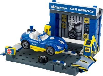 Klein Michelin Service-Station Mit Auto 3 Klein Michelin Service-Station Mit Auto