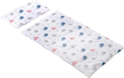 MyToys ORIGINALS Holz Puppenbett, Grau Mit Bettwäsche 7 MyToys ORIGINALS Holz Puppenbett, Grau Mit Bettwäsche – Bild 5