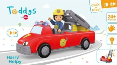 Toddys By Siku 0124 Harry Helpy Feuerwehrauto Mit Ausziehbarer Leiter 8 Toddys By Siku 0124 Harry Helpy Feuerwehrauto Mit Ausziehbarer Leiter – Bild 6