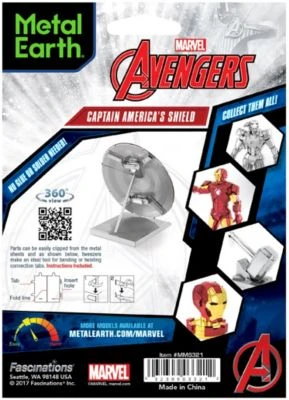 Metal Earth: Marvel Avenger Captain America Shield 4 Metal Earth: Marvel Avenger Captain America Shield – Bild 3