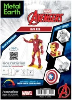 Metal Earth: Marvel Avenger Iron Man 7 Metal Earth: Marvel Avenger Iron Man -Otto 20016816 03
