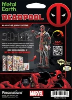 Metal Earth: Marvel Deadpool 7 Metal Earth: Marvel Deadpool -Otto 20016817 03