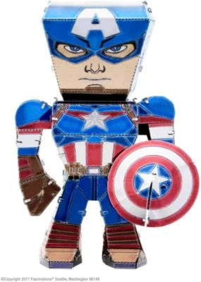 Metal Earth: Marvel Avengers Captain America Mini 3 Metal Earth: Marvel Avengers Captain America Mini