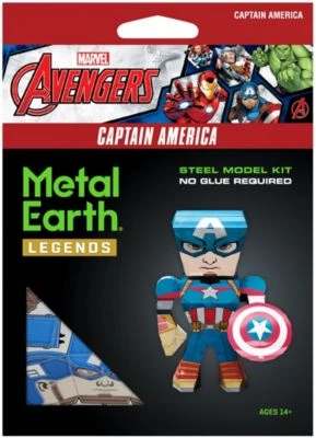 Metal Earth: Marvel Avengers Captain America Mini 5 Metal Earth: Marvel Avengers Captain America Mini – Bild 3