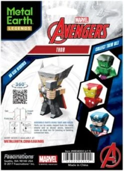 Metal Earth: Marvel Avengers Thor Mini 9 Metal Earth: Marvel Avengers Thor Mini -Otto 20016822 04