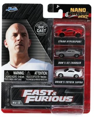 JADA Fast & Furious 3-Pack Nano Cars Wave 4 4 JADA Fast & Furious 3-Pack Nano Cars Wave 4 – Bild 2