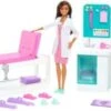Barbie Krankenstation Set Mit Puppe (Brünett), Anziehpuppe Inkl. Zubehör -Otto 20410685 01