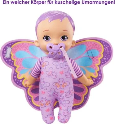 My Garden Baby Mein Schmuse Schmetterlings-Baby (lilafarbenes Haar) 4 My Garden Baby Mein Schmuse Schmetterlings-Baby (lilafarbenes Haar) – Bild 2