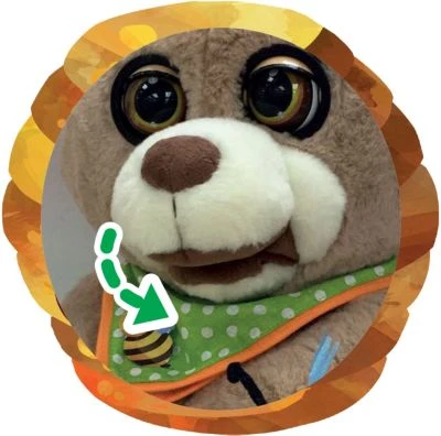 PLUSH HUGO WITH MOVING EYES, MOUTH & THREE FAIRY TALES TOTAL 9 MINUTES (NO BOOK) IN GERMAN VERSION 5 PLUSH HUGO WITH MOVING EYES, MOUTH & THREE FAIRY TALES TOTAL 9 MINUTES (NO BOOK) IN GERMAN VERSION – Bild 3