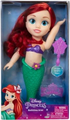 JAKKS PACIFIC Disney Princess Arielle Puppe Mit Haarbürste 35 Cm 5 JAKKS PACIFIC Disney Princess Arielle Puppe Mit Haarbürste 35 Cm – Bild 3